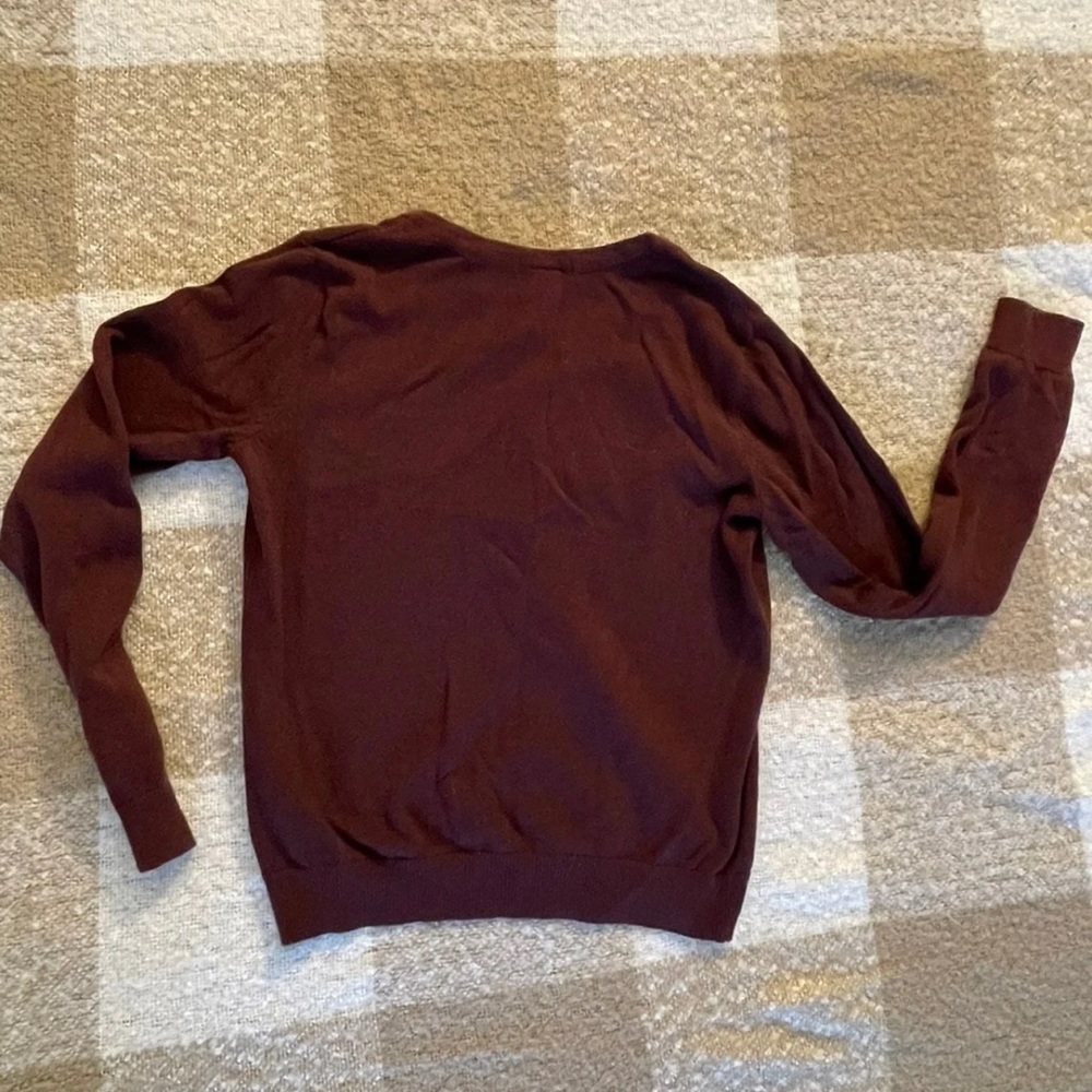 H&M burgundy cardigan size small